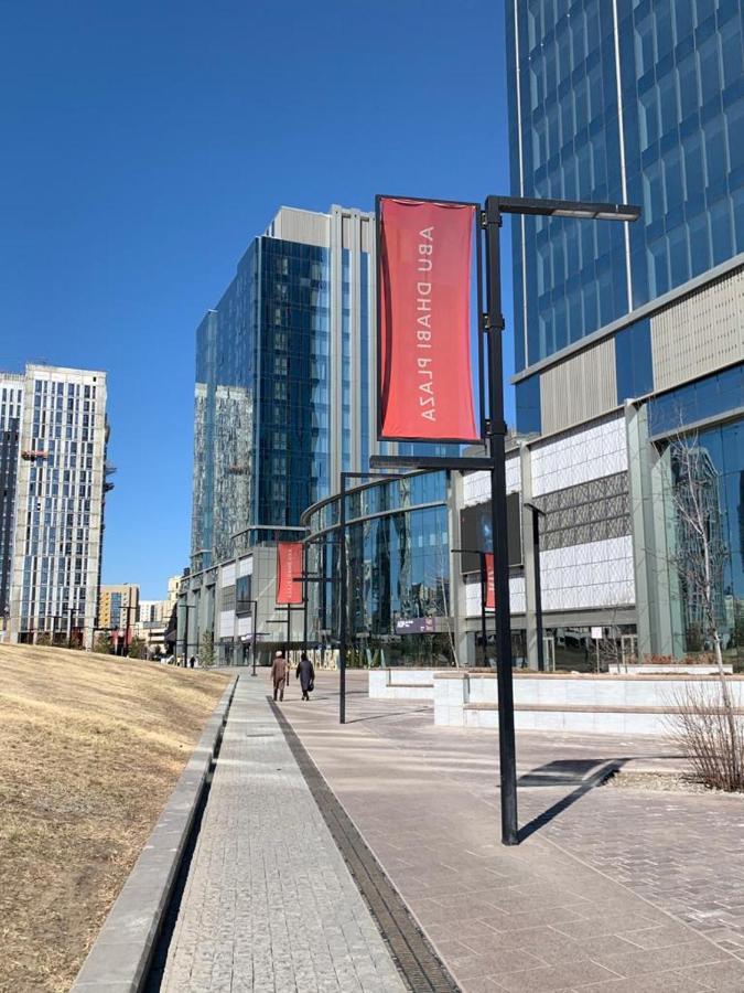 Квартира С Видом На Abu Dhabi Plaza Astana Exterior photo